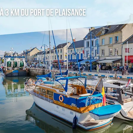 Lumineuse Spacieuse Dans Impasse Au Calme A Proximite D'un Chateau Deux Verandas Grand Jardin Pour Velos, Pres Port En Bessin Et Bayeux, Proche Plages Du Debarquement Tatil Evi *