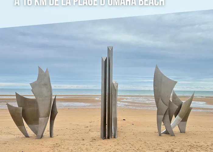 Lumineuse Spacieuse Dans Impasse Au Calme A Proximite D'un Chateau Deux Verandas Grand Jardin Pour Velos, Pres Port En Bessin Et Bayeux, Proche Plages Du Debarquement * Commes